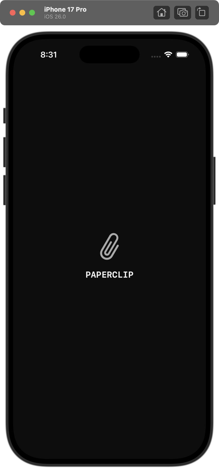 Paperclip home feed